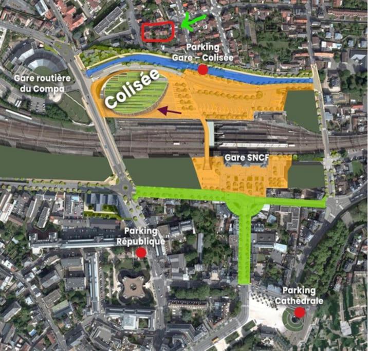 Studio 1 Chartres Gare Et Colisee A 100M エクステリア 写真